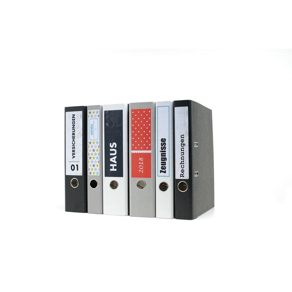 Ordner-Etiketten Inkjet – 61 x 297 mm