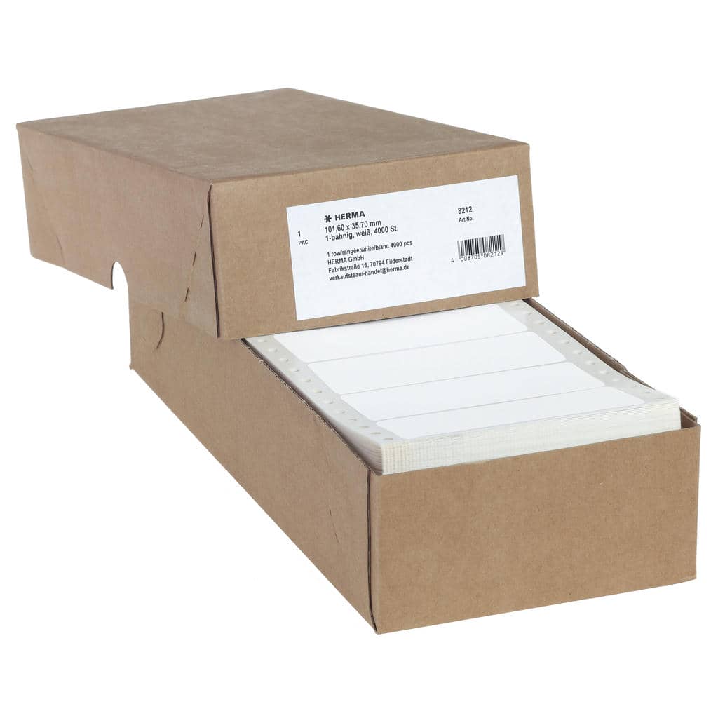 Computeretiketten endlos 1-bahnig – 101,6 x 35,7 mm