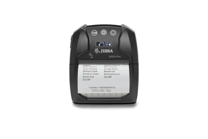 Etikettendrucker Zebra ZQ220 Plus, 203dpi, CPCL, USB, BT, NFC, schwarz