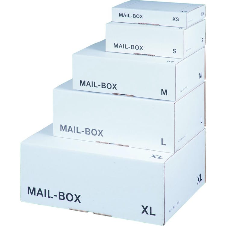 Mail-Box, wiederverschließbar, weiß (460x333x174 mm)