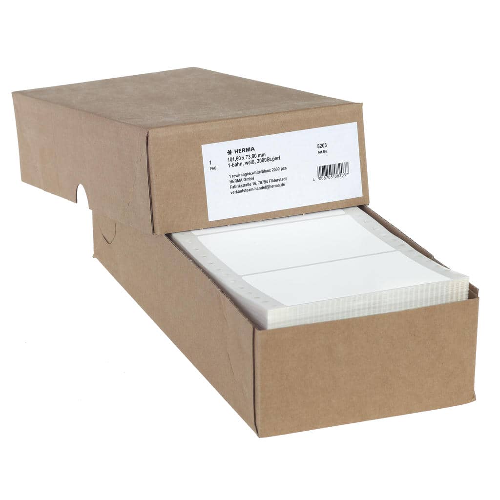 Computeretiketten endlos 1-bahnig – 101,6 x 73,8 mm