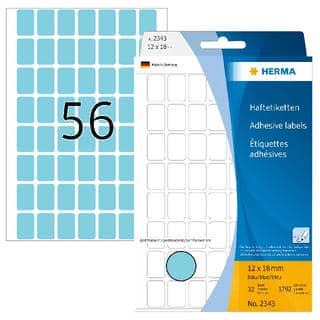 Vielzwecketiketten blau