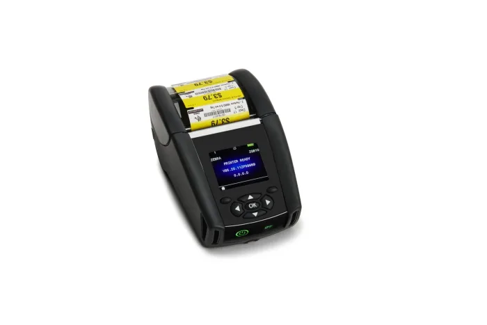 Etikettendrucker ZEBRA ZQ610 PLus, 19mm Kern, RS232, BT (BLE), 203dpi