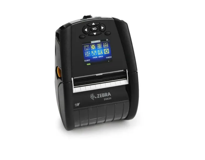 Etikettendrucker ZEBRA ZQ620 PLus, 19mm Kern, RS232, BT (BLE), 203dpi