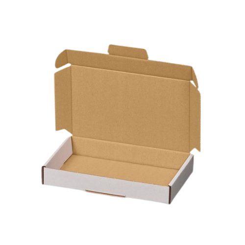 Maxibriefkarton, weiß (225x155x45 mm)