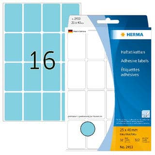 Vielzwecketiketten blau