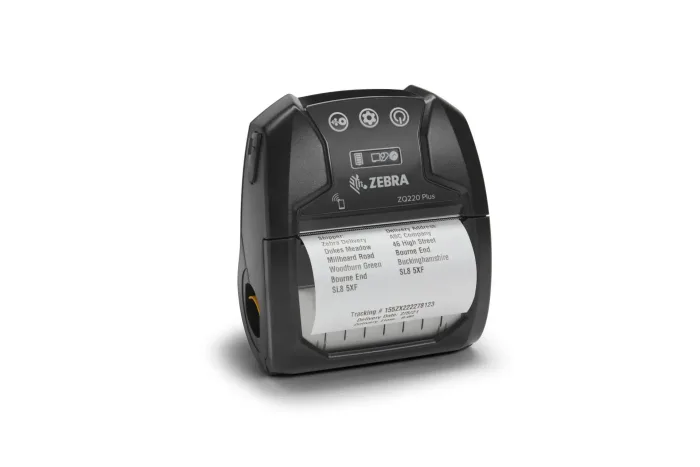 Etikettendrucker Zebra ZQ220 Plus, 203dpi, CPCL, USB, BT, NFC, schwarz