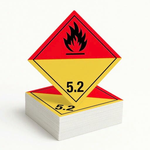 Gefahrgutetikett Klasse 5.2 – Organische Peroxide