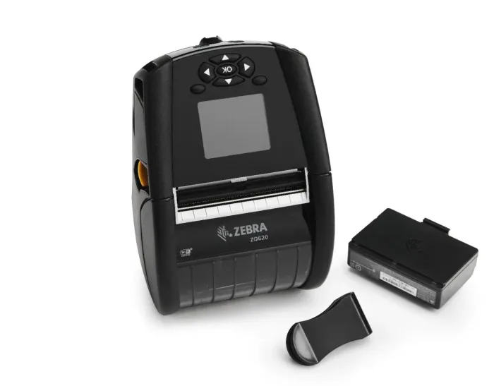 Etikettendrucker ZEBRA ZQ620 PLus, 19mm Kern, RS232, BT (BLE), 203dpi
