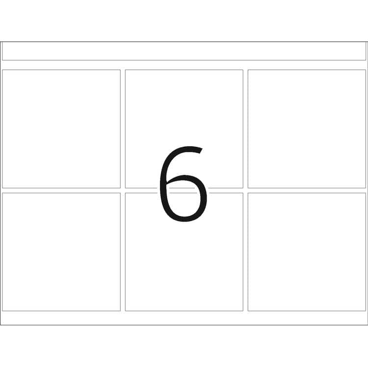 Haftetiketten für Druckmaschinen DP1 weiß – 50 x 50 mm