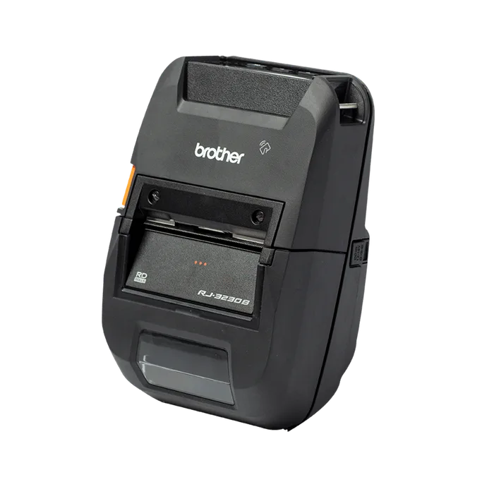 Etikettendrucker BROTHER RJ-3230BL, 3 Zoll, Thermodirektdruck, 203dpi, USB-C, Bluetooth 5.0, schwarz
