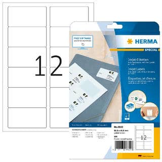 Inkjet-Etiketten – 66 x 33,8 mm