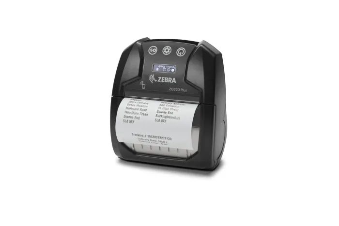 Etikettendrucker Zebra ZQ220 Plus, 203dpi, CPCL, USB, BT, NFC, schwarz