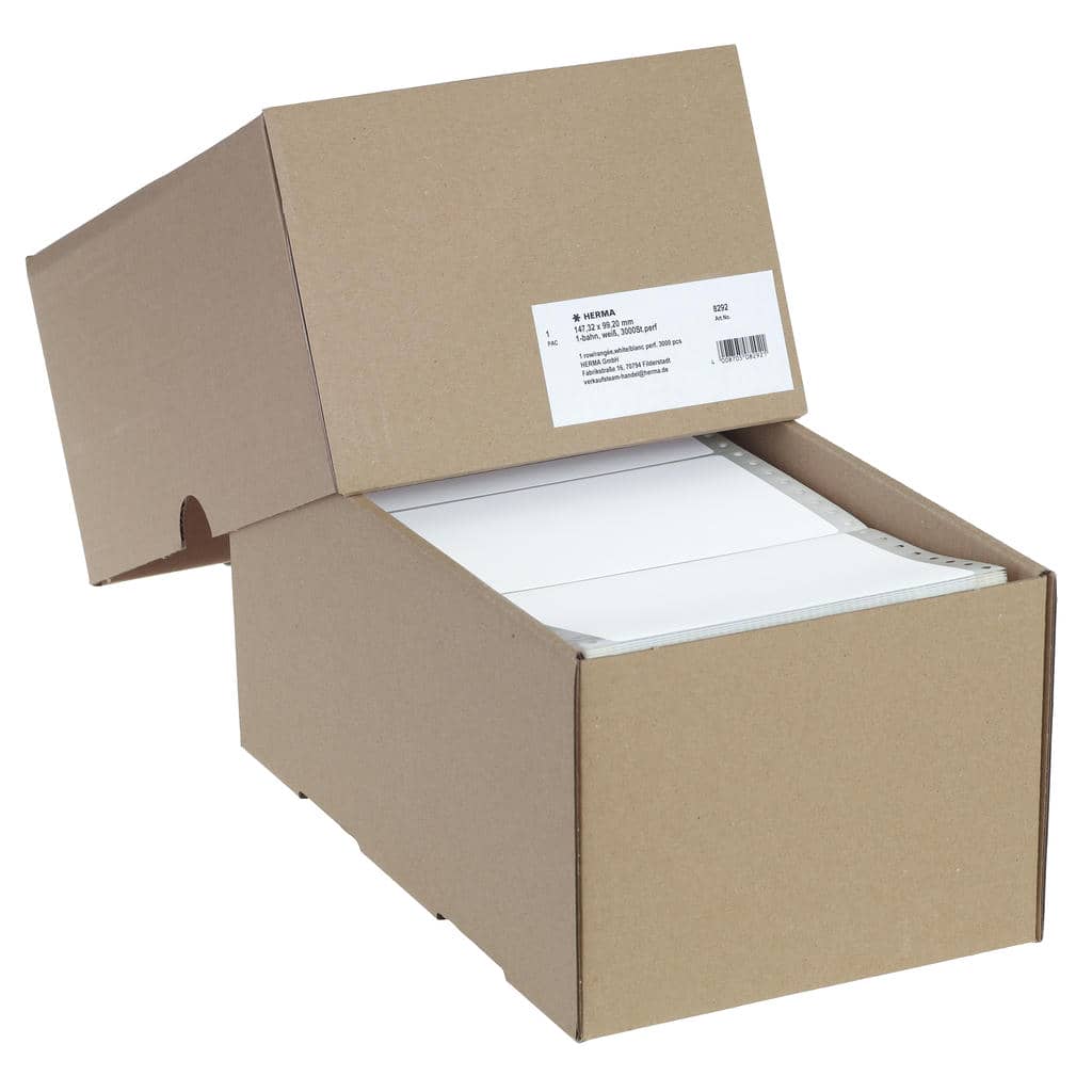 Computeretiketten endlos 1-bahnig – 147,32 x 99,2 mm