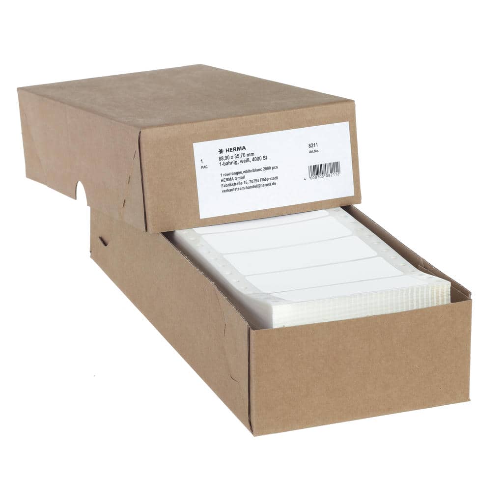 Computeretiketten endlos 1-bahnig – 88,9 x 35,7 mm