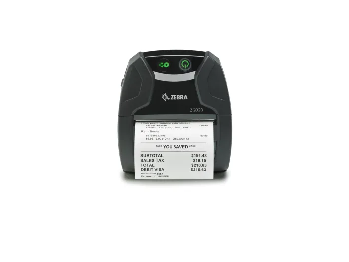 Etikettendrucker ZEBRA ZQ320 Plus, Outdoor, USB-C, BT (BLE), NFC, 203dpi
