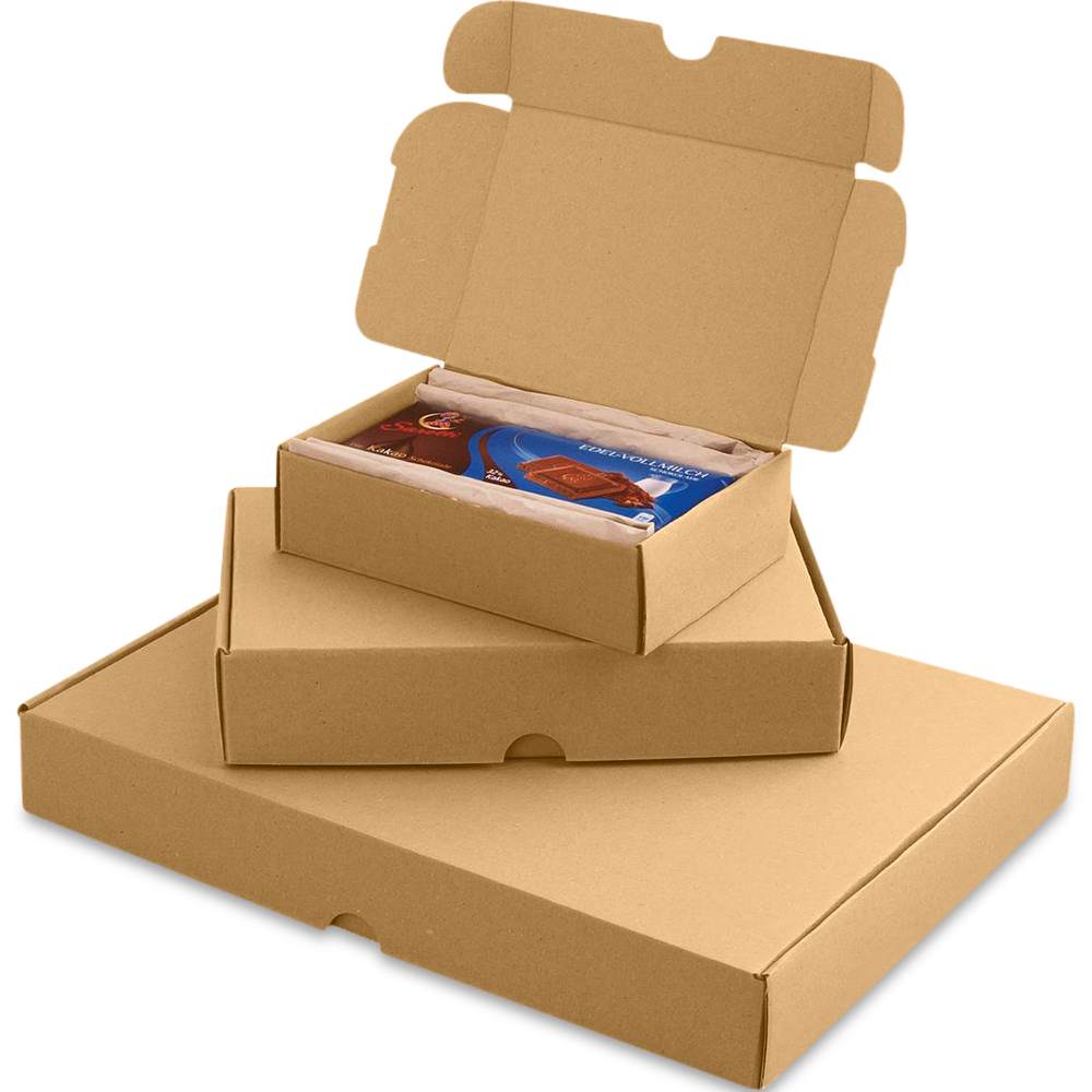 Maxibriefkarton, braun (330x242x45 mm)