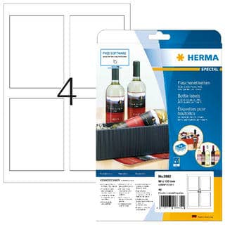 Hochglanz-Etiketten für Inkjet Drucker – 210 x 297 mm