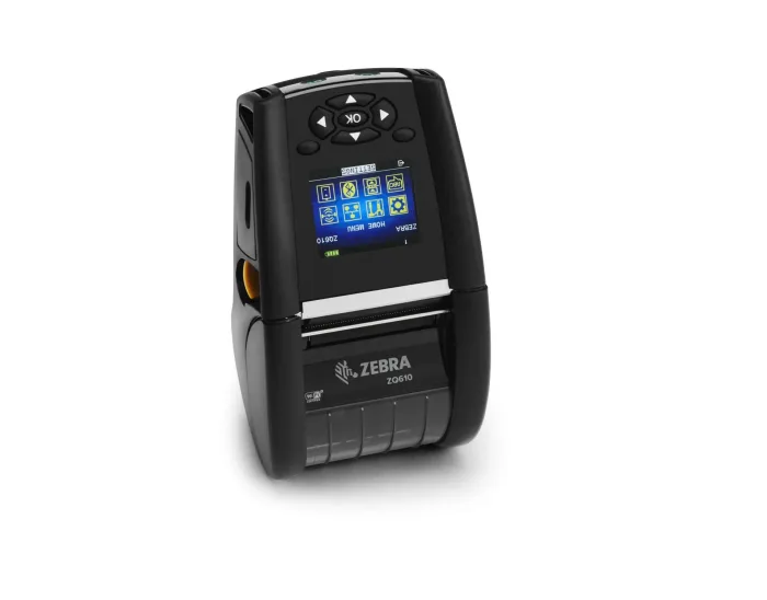Etikettendrucker ZEBRA ZQ610 PLus, 19mm Kern, RS232, BT (BLE), 203dpi