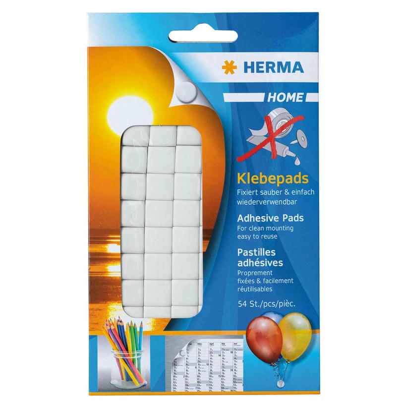 HERMA Klebepads ablösbar, rückstandsfrei – 54 St.