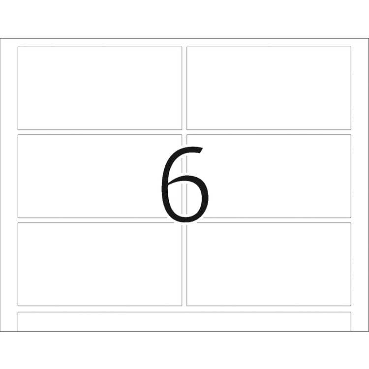 Haftetiketten für Druckmaschinen DP1 weiß – 34 x 67 mm