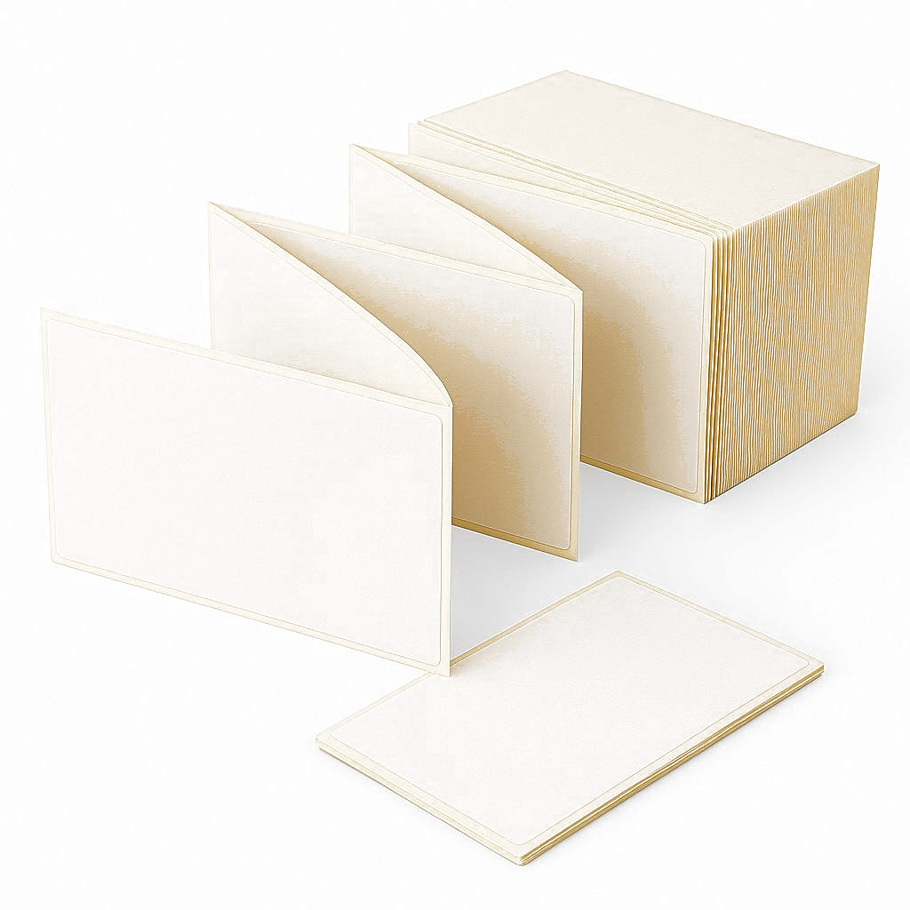 Falzetikett Thermo ECO, 105 x 162 mm | 1500 Stk. je VPE