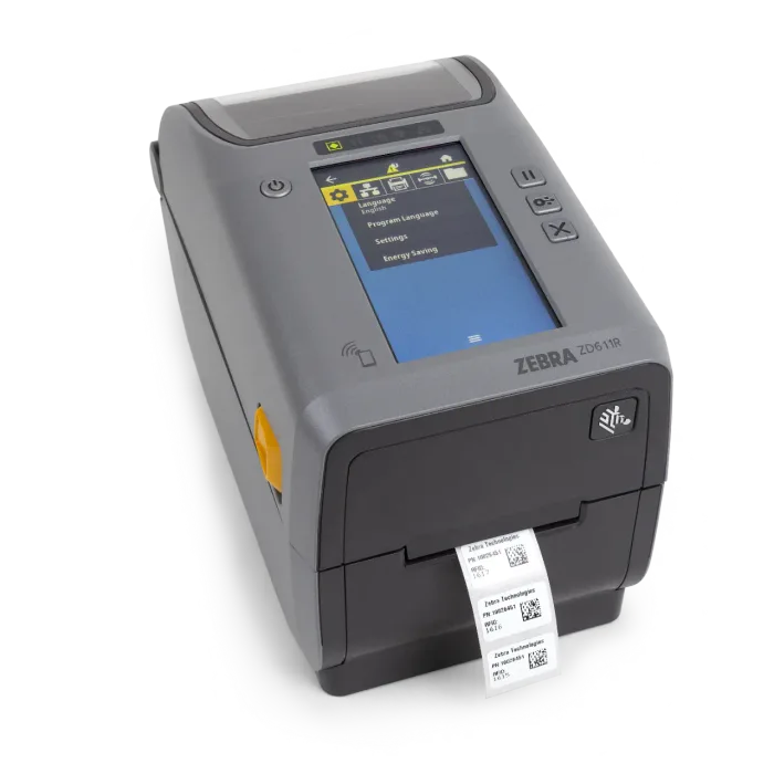 Etikettendrucker ZEBRA ZD611, 8 Punkte/mm (203dpi), Disp. (Farbe), RFID, EPLII, ZPLII, USB, BT (BLE), Ethernet