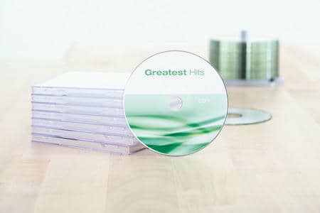 Inkjet-CD-Etiketten (Innenloch klein) – D 116 mm